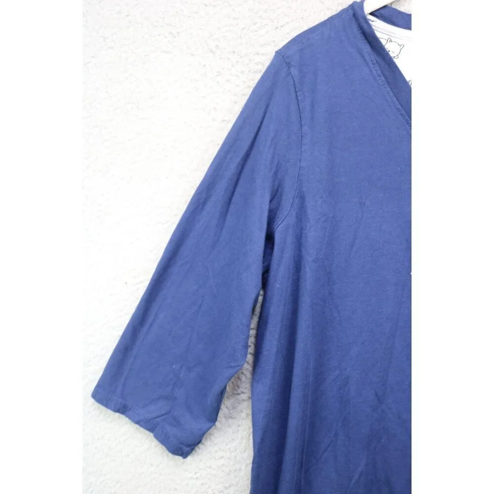Rene' Rofe' 3/4 Sleeve Nightgown-"Feline Sleepy"-Size 1X - Picture 4 of 11